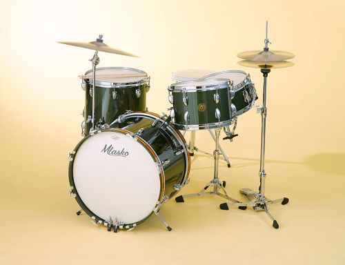 Four piece set pictured with Cadillac Green lacquer finish