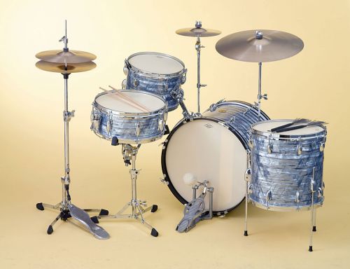 Four piece set pictured with Sky Blue Pearl wrap finish back